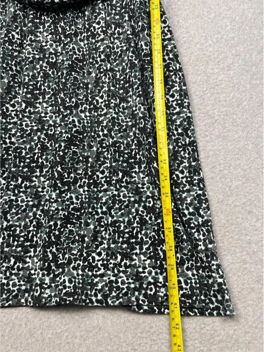 Ann Taylor Faux Wrap 3/4 Sleeve Dress Womens 12 Stretchy Casual Office Work